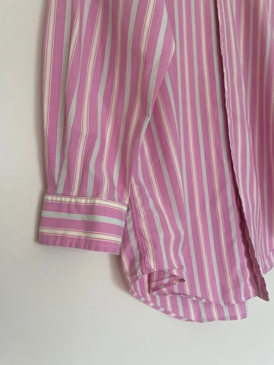 Ralph Lauren Pastel Multi Stripe Oxford Shirt Classic Fit Cotton 15.5 - Picture 6 of 11